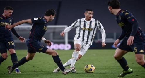 يوفنتوس يحبط مغامرة جنوه ويلحق بميلان وانتر في دور الثمانية بكأس إيطاليا